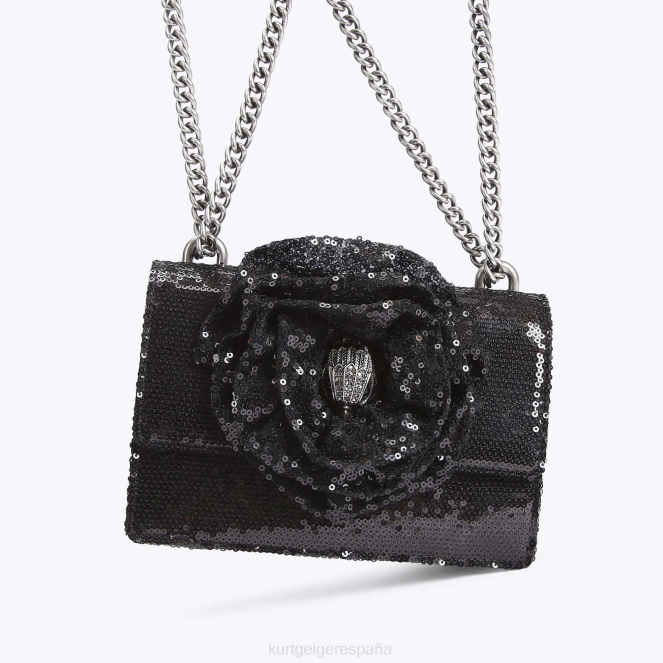 Kurt Geiger mujer bandolera pequeña london Shoreditch 2LPR144 | bolsas negro
